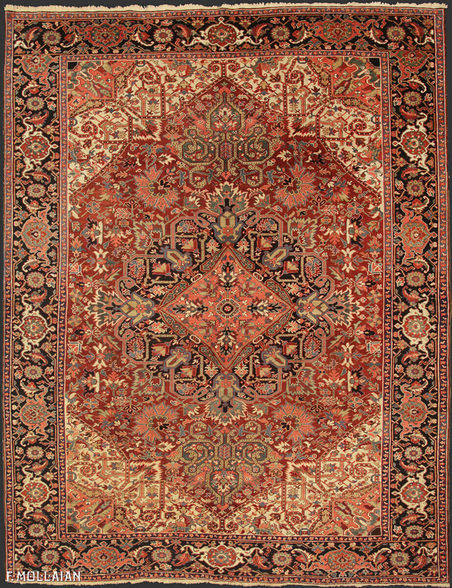 Antique Persian Heriz Carpet n°:42194126—(tubai 12/07/2021)
